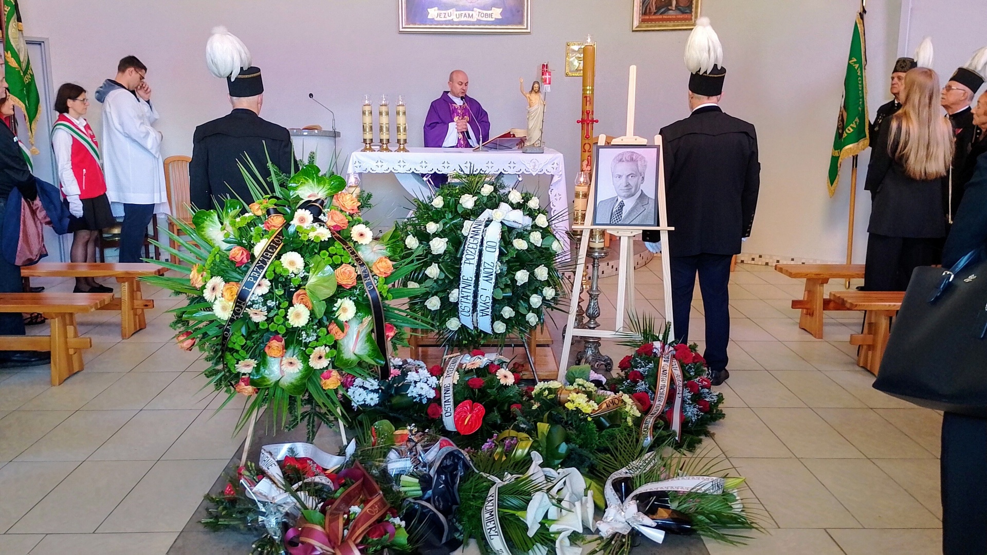 Msza żałobna - ostatnie pożegnanie Jerzego Cieślawskiego